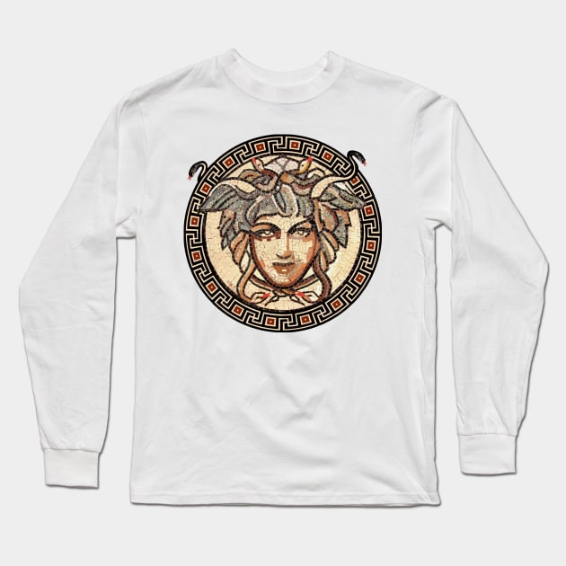 Altamira Medusa Long Sleeve T-Shirt by Mosaicblues